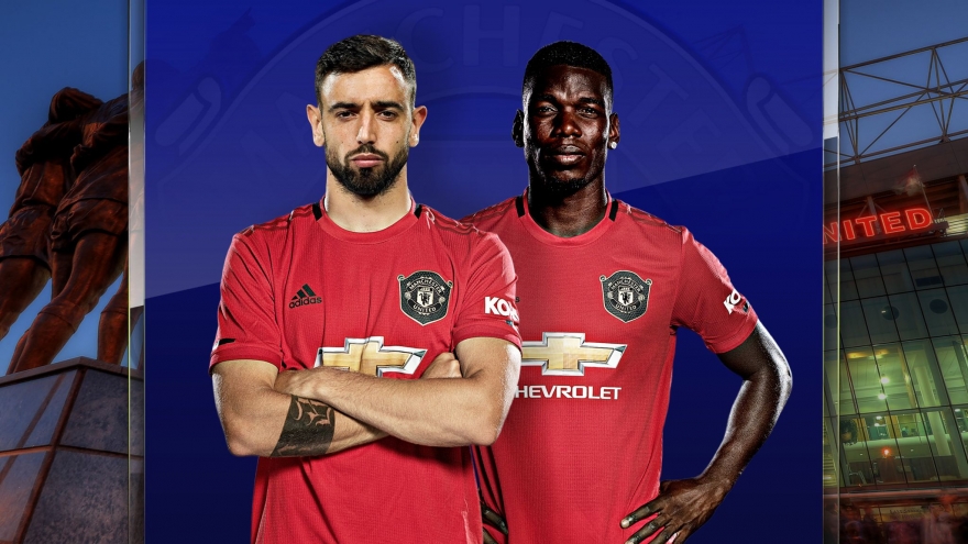 Bruno Fernandes háo hức đá cặp với Paul Pogba trong đội hình MU